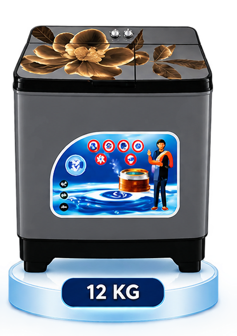 Futron 12 Kg Semi-Automatic Washing Machine